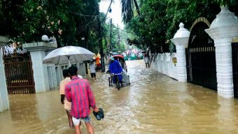 অতি বৃষ্টি ও পাহাড়ী ডলে আবার ও বন্যার পানিতে প্লাবিত হচ্ছে সিলেট শহরের বিভিন্ন এলাকা