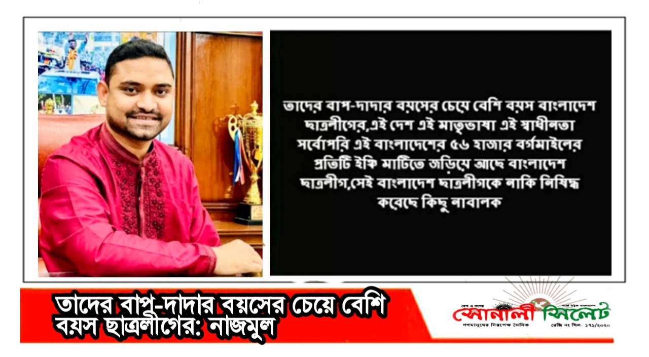 তাদের বাপ-দাদার বয়সের চেয়ে বেশি বয়স ছাত্রলীগের: নাজমুল